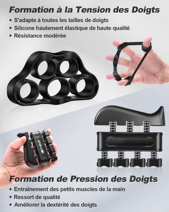 Grip Styrketräning Kit 5, Underarm Styrketräning, Hand Förstärkare 5-60 kg