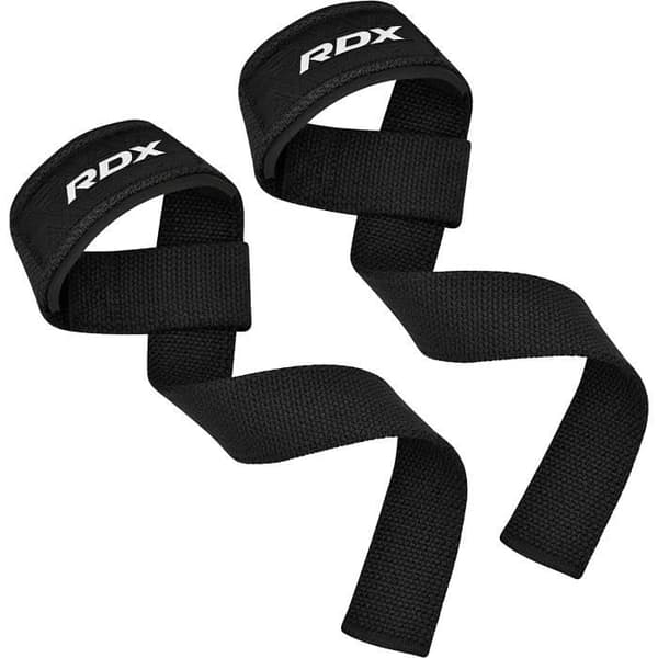 RDX Bodybuilding Strap - Svart - Crosstrainning - Handledsstöd - Bandage Fitness Lifting Straps
