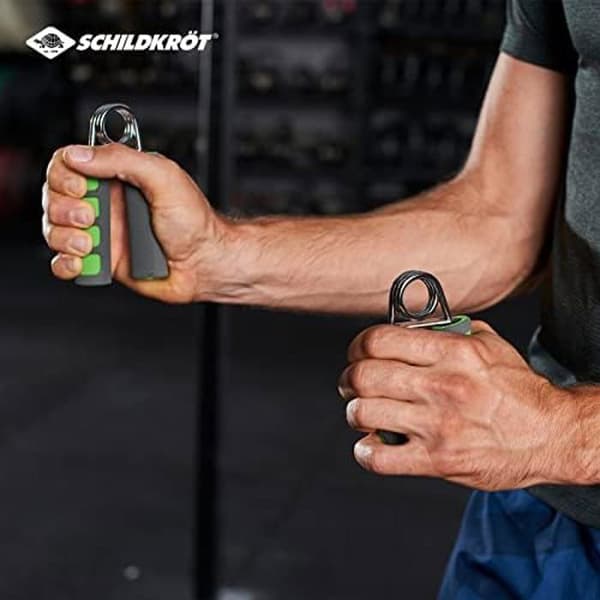 Schildkröt® Handmuskeltränare i 2-pack, finger- och handtränare med skumgrepp för styrke- och klätterträning, för att