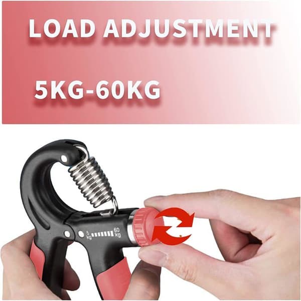 Handgrepp Underarm Bodybuilding Justerbart Handgrepp Bodybuilding Gripper Justerbar Bodybuilding 5-60 Kg