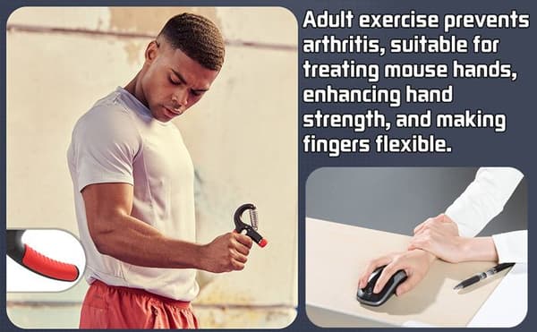 Handgrepp Underarm Bodybuilding Justerbart Handgrepp Bodybuilding Gripper Justerbar Bodybuilding 5-60 Kg