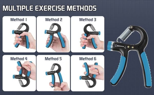 Handgrepp Underarm Bodybuilding Justerbart Handgrepp Bodybuilding Gripper Justerbar Bodybuilding 5-60 Kg