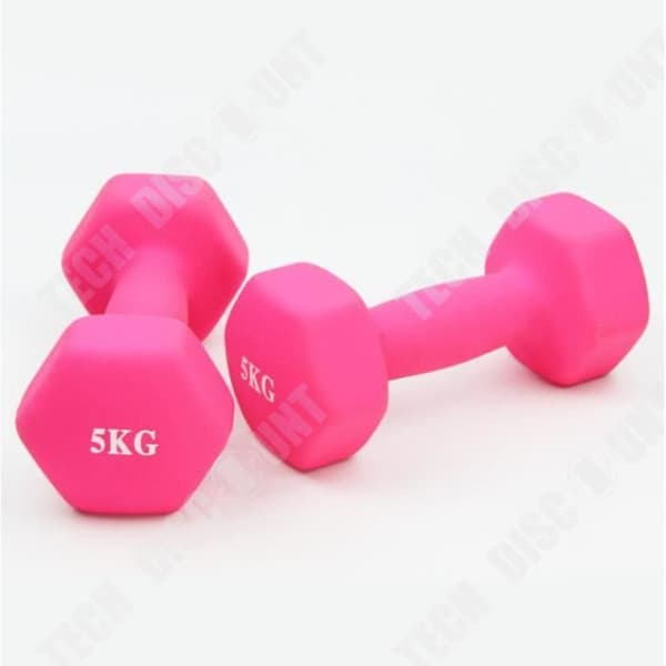 TD® Hex Hantel Armträning för män Hem Fitness Utrustning 2*5kg