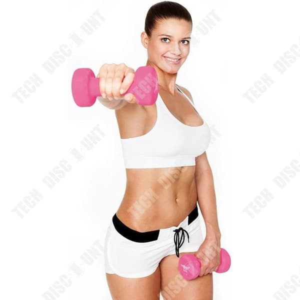 TD® Hex Hantel Armträning för män Hem Fitness Utrustning 2*5kg