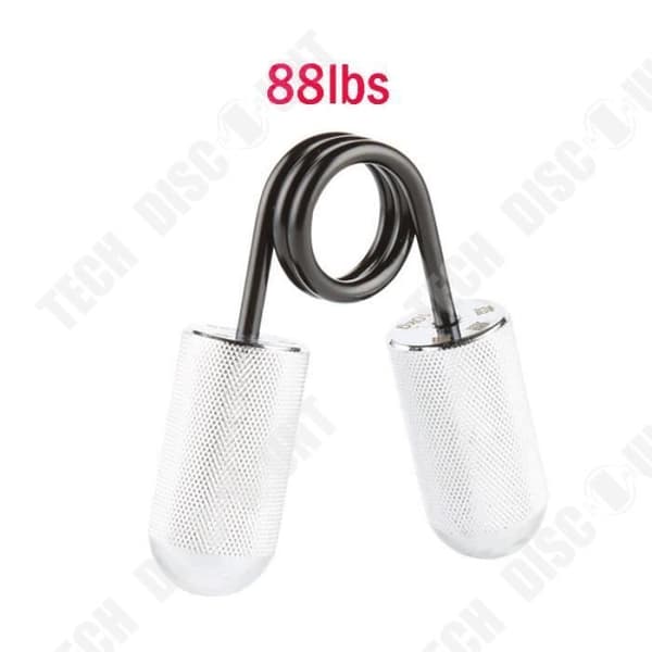 TD® Fitness Accessories - Bodybuilding,Professionell Finger Strength Hand Gripper Metall Finger Gripper Strength Trainer Portable Fitness Silver
