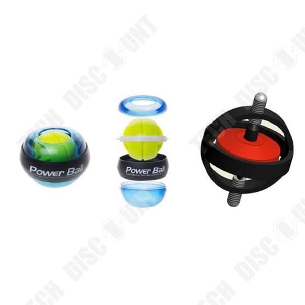 TD® Fitness Accessories - Bodybuilding,LED Muscle Power Ball Wrist Ball Trainer - Orange typ