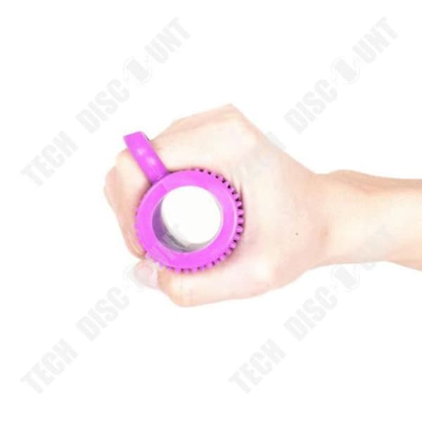 TD® Silikon Gripper Device Hemiplegia Split Finger Vuxen Finger Massage Styrka Rehabiliteringsträning -Lila
