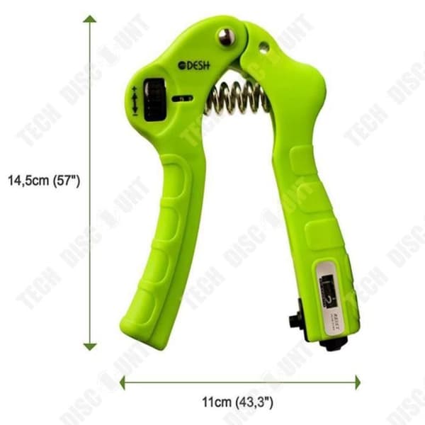 TD® Fjäderräkning Typ A Grepp Styrka Träningsutrustning Multifunktionell Hand Arm Styrka