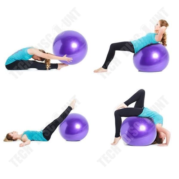 TD® Pilates yogaboll förtjockad explosionssäker frostad fitnessboll träningsboll pvc balansboll