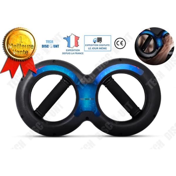 TD® Armstyrka handledsstyrka 8 form fitness sport viktlyft ring kraft 15 kg sportutrustning vacker kropp