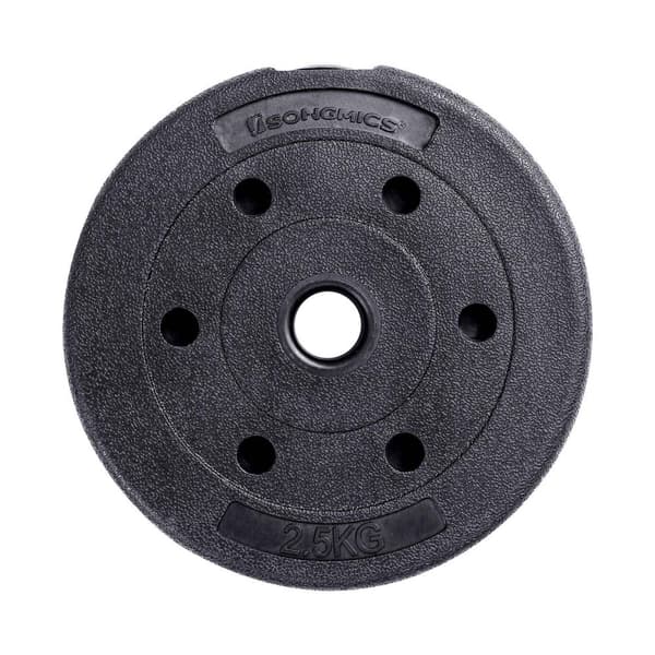 Kurzhantel-set, 20 kg (2 x 10 kg), Svart