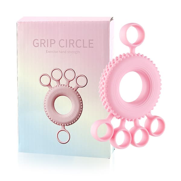 INF Silikone Håndgrebstræner - Pink Fingerøvelse