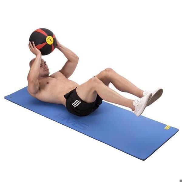 Medicinsk boll - HMS - NK08 - Svart/Röd - 6 kg - Intensiv - Vuxen