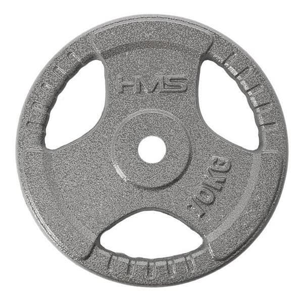 Viktplatta - HMS - THM10 - 10 kg - Grå - Intensiv användning