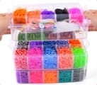 Super large Loom Bands Kit - 28.000 stk og masser af tilbehør.