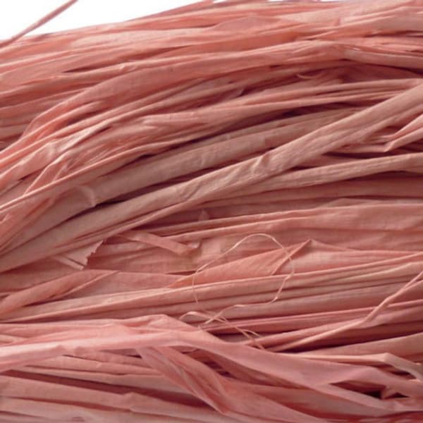 Raphia växt rosa ljus i rulle 50 g