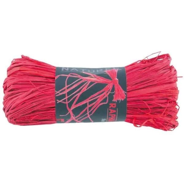 CTOP Ball Natural Raffia 50 g Röd