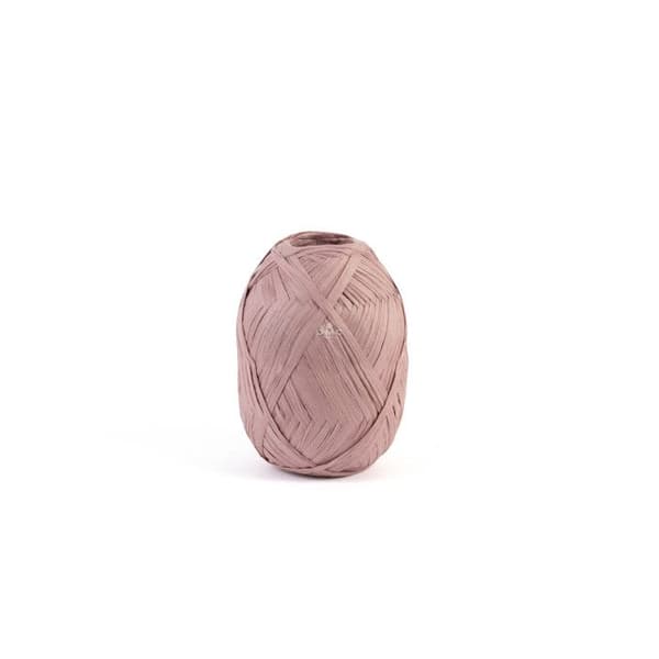 Raffia Eco Vita Raffia 50g Stickning Virkad Macramé Weaving Col. 04 rosa