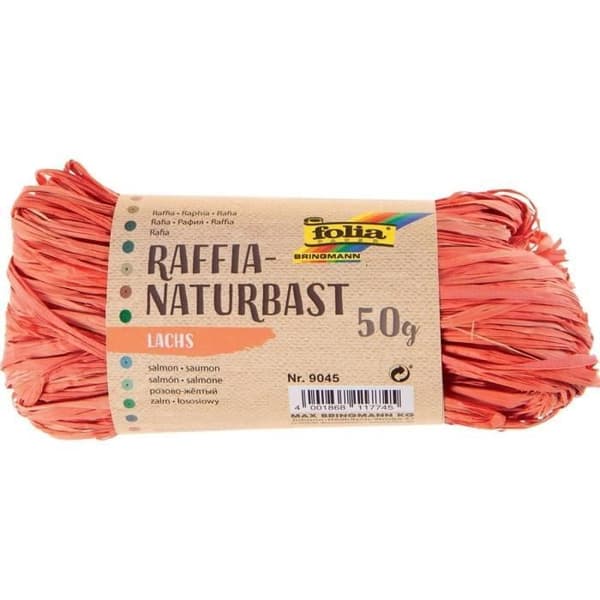 Raphia naturlig, 50 g, lax