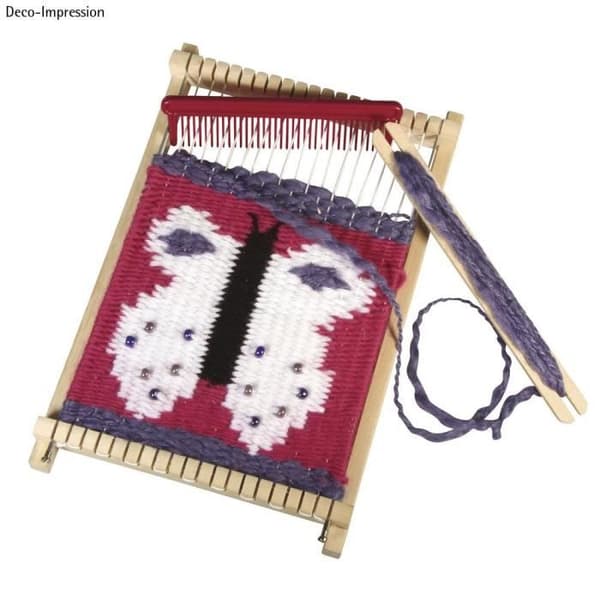 Vävram - RAYHER - 18,5x29 cm - Bredd 16,5 cm - Perfekt för barn