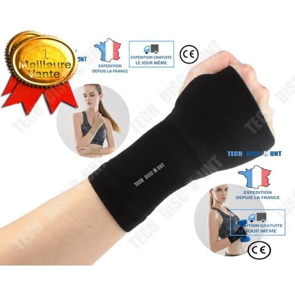 TD® kompressionsärm för kvinnor löpning handboll herrsport badminton tennis blodcirkulationsstöd hand handled