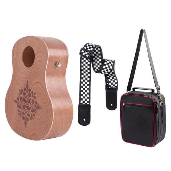 Håndtrommeinstrument, 5 trommepuder, bærbart design, inkluderer opbevaringspose.