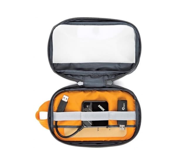 Lowepro GearUp Pouch Mini, tummanharmaa