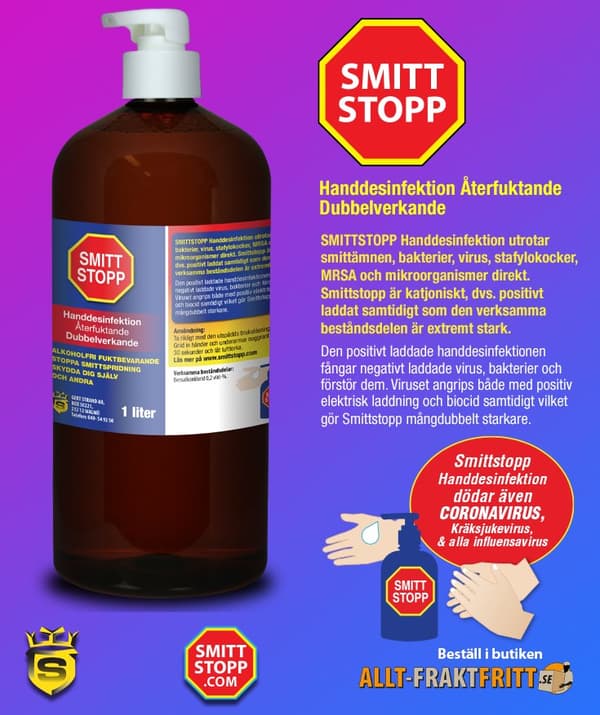 Smittstopp XL Handdesinfektion 1 liter