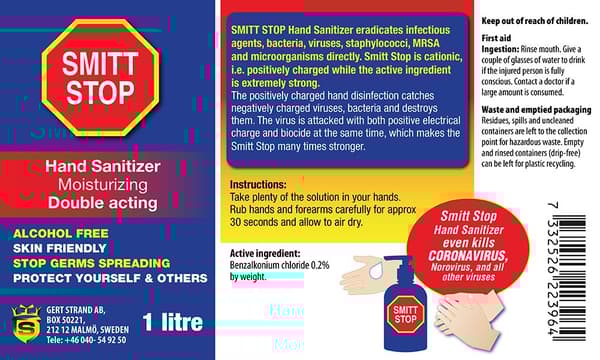 Smittstopp XL Handdesinfektion 1 liter