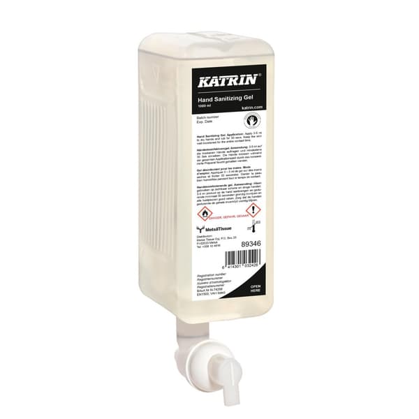 Handdesinfektion KATRIN Gel 1L 6st