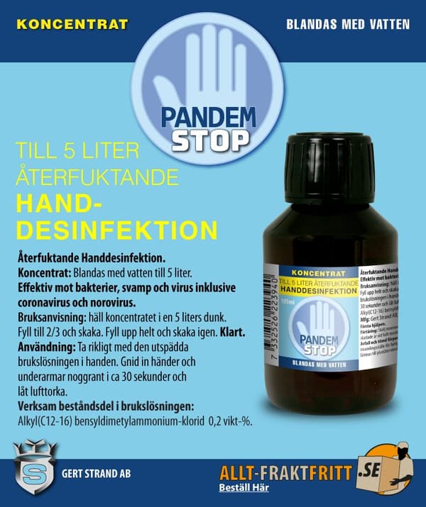 PDS koncentrat Handdesinfektion 105ML
