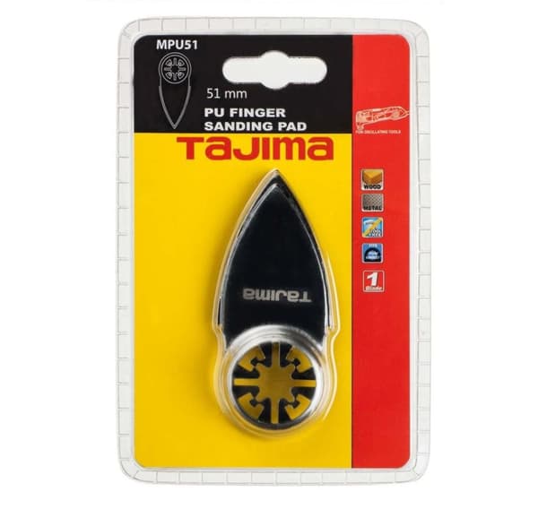 Multiværktøj PU fingerslibepude 51mm, til træ og maling