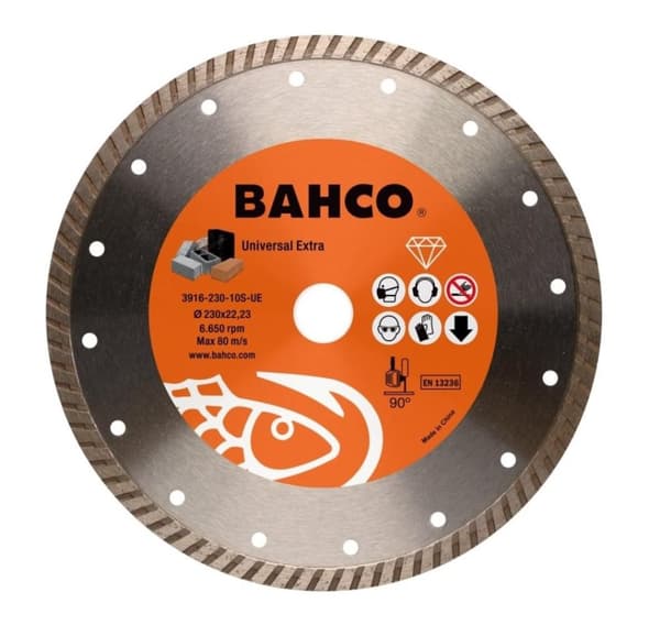 Timanttilaikka, turbo, Bahco 125x2,5x22,23mm