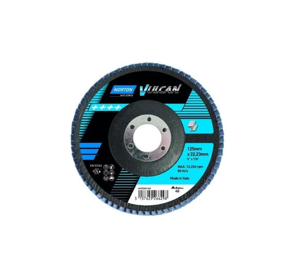 Klaffskiva Norton Vulcan 125x22 R842 P60
