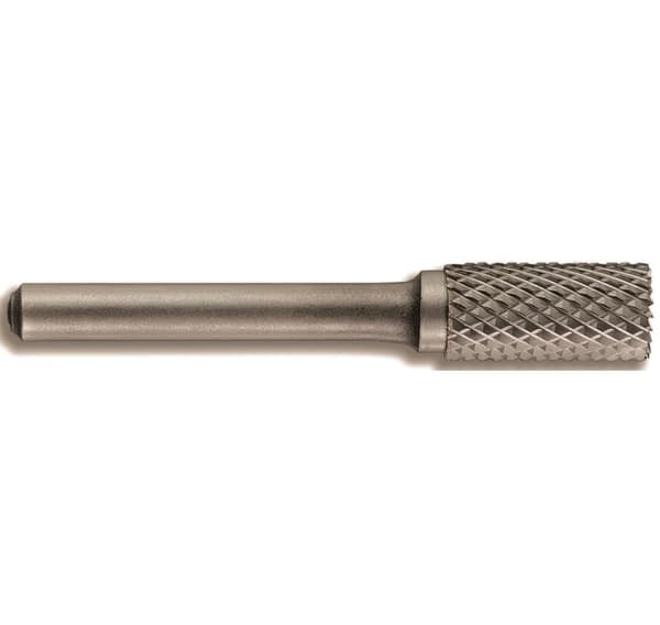 Hårdmetal roterende grater. Cylindrisk endeskæring | T Line (Ø) 6 mm (plastikkassette)