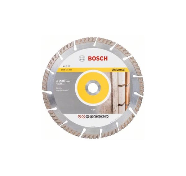 Bosch diamantskiva 230x2,6x22,23mm, segmenthöjd 10mm