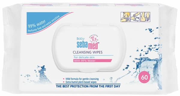 Moist Wipes Sebamed (60 Units)
