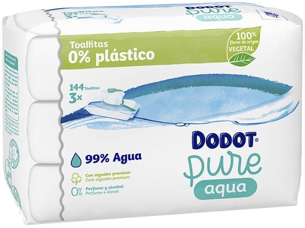 Dodot Dodot Pure Total Care 99% water wet wipes 144 u