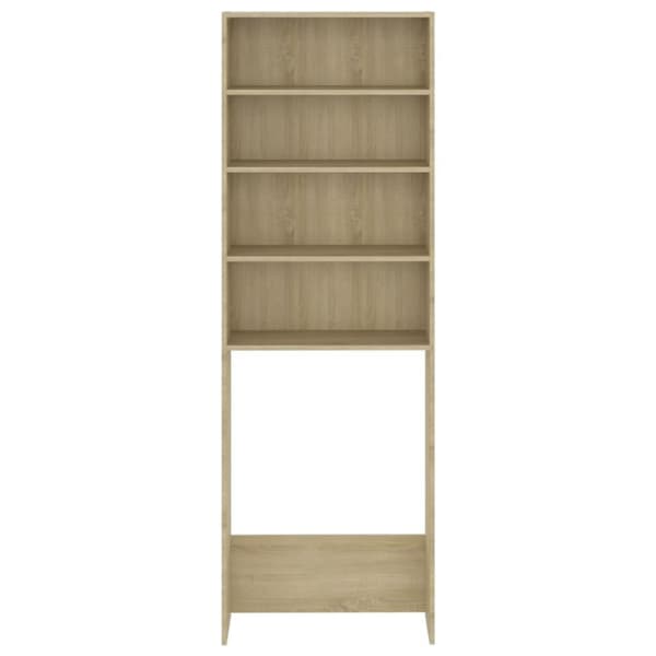 vidaXL vaskemaskineskab 64x24x190 cm sonoma-eg