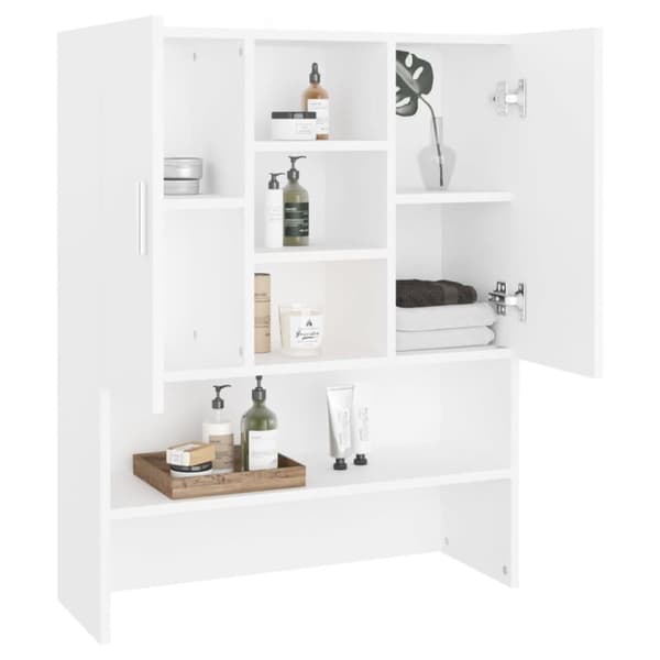 vidaXL vaskemaskineskab 70,5x25,5x90 cm hvid