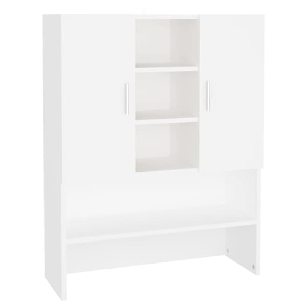 vidaXL vaskemaskineskab 70,5x25,5x90 cm hvid