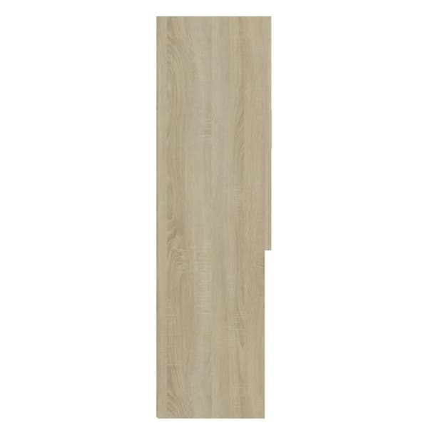 vidaXL vaskemaskineskab 70,5x25,5x90 cm sonoma-eg