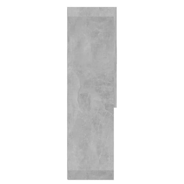 vidaXL vaskemaskineskab 70,5x25,5x90 cm betongrå