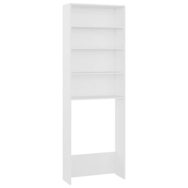 vidaXL Vaskemaskinskap hvit 64x24x190 cm