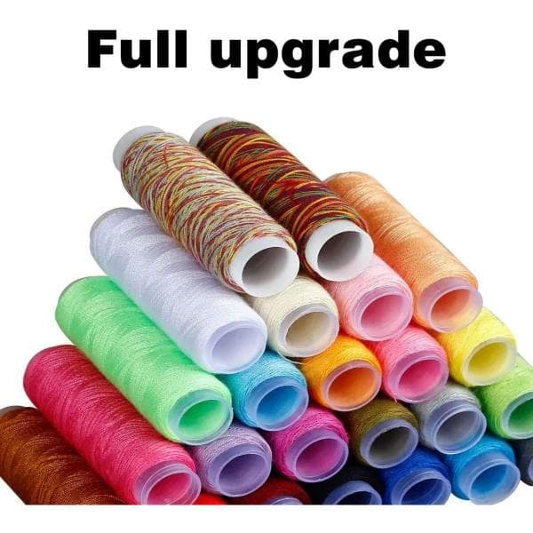 Sewing kit with 24 different thread colors 98 parts multicolor. much more