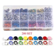 Metal syning knapper hule/Solid pind tryk knapper