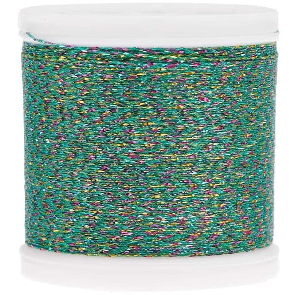 Metallisk broderitråd - RICO DESIGN - Grön regnbåge - 200 m - Flera färger tillgängliga