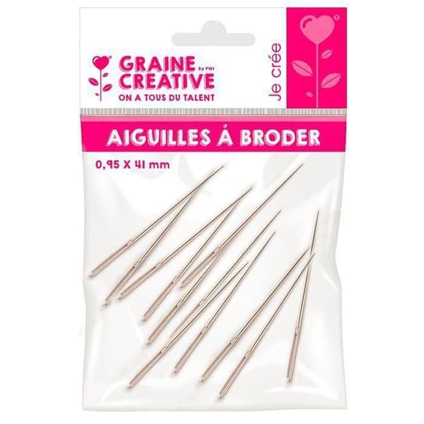 12 broderinålar 4,1 cm x 0,95 mm