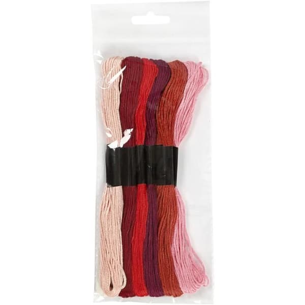 Högkvalitativ 6-trådig broderitråd - 100 % merceriserad bomull. ref 412750