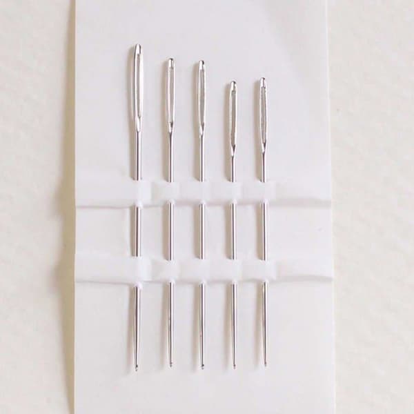 Synål - Cohana stoppnål - 45-272 - Nålar, Silver, One Size, Set med 5 delar